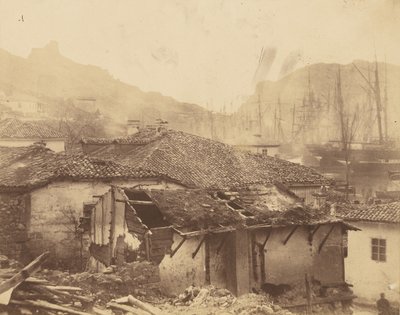 Hytter ved Balaklava af Roger Fenton