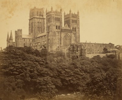 Durhams vestfacade af Roger Fenton