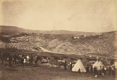 Lejr for det ridende artilleri af Roger Fenton
