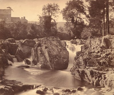 Falls of the Llugwy, ved Pont-y-Pair, 1857. af Roger Fenton