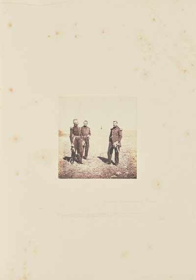 General Labousiniere og general Bevret. af Roger Fenton