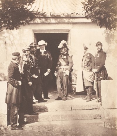 Gruppe i Head Quarters, 1855. af Roger Fenton