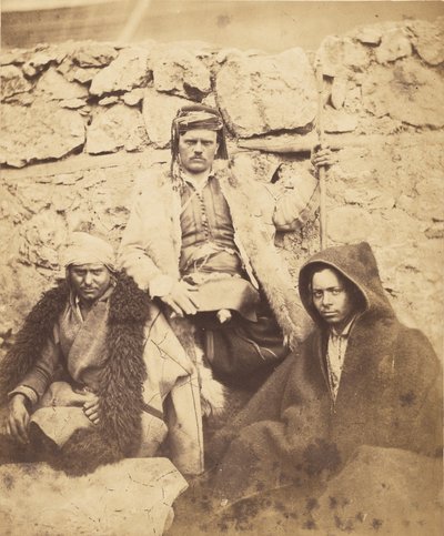 Gruppe af kroatiske høvdinge af Roger Fenton