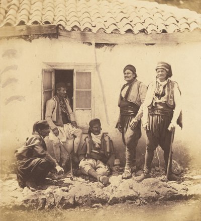 Gruppe af montenegrinere. af Roger Fenton