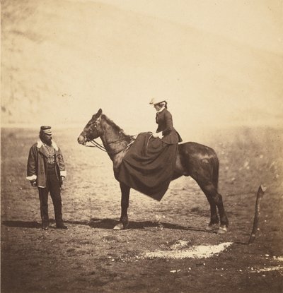 Henry Duberly Esq, Paymaster, 8th Hussars  fru Duberly. af Roger Fenton