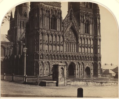Lichfield Cathedral fra nordvest af Roger Fenton