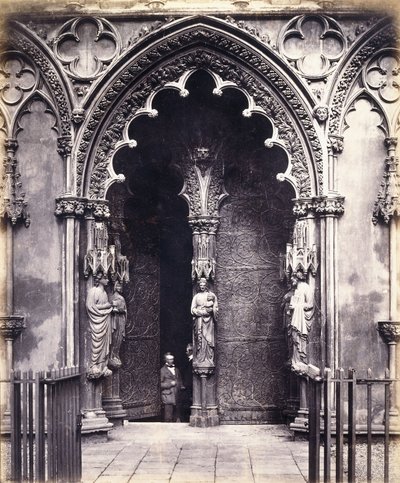 Lichfield: West Porch af Roger Fenton