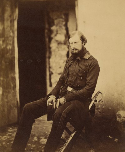 Oberstløjtnant prins Edward af Sachsen-Weimar af Roger Fenton