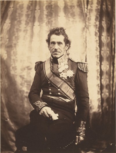 Generalløjtnant Sir De Lacy Evans, G.C.B. af Roger Fenton