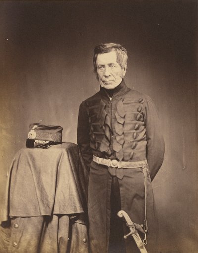 Generalløjtnant Sir J. Burgoyne, G.C.B. af Roger Fenton