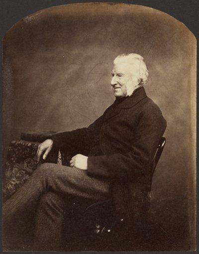 [Portræt af en mand, 3/4 billede] af Roger Fenton
