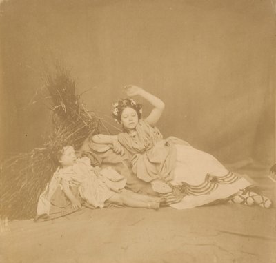 Kongelige børn i Årstidernes Tableau, 1854. af Roger Fenton