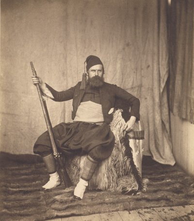 Selvportræt i zouavuniform af Roger Fenton