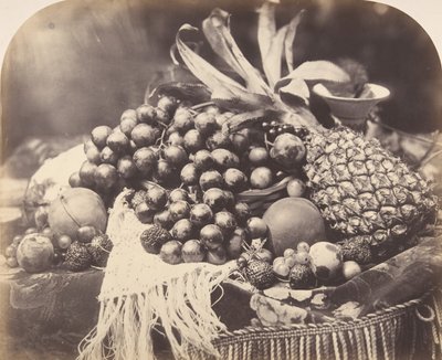 Stilleben med frugt, 1860. af Roger Fenton