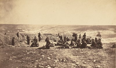 Den franske skanse ved Inkermann af Roger Fenton