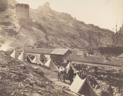 Det genuesiske slot, Balaklava, 1855. af Roger Fenton