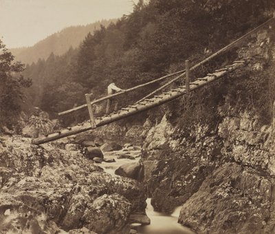 Miners Bridge, på Llugwy, North Wales, 1857. af Roger Fenton