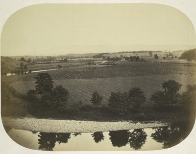 Valley of the Ribble og Pendle Hill, 1859. af Roger Fenton
