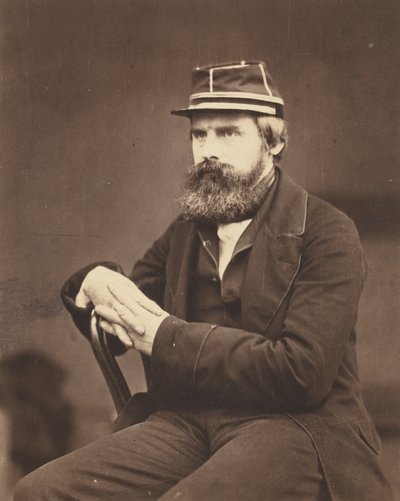 Portræt af en mand, ca. 1855 (foto) af Roger Fenton