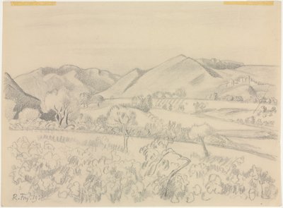 Landskab af Roger Fry