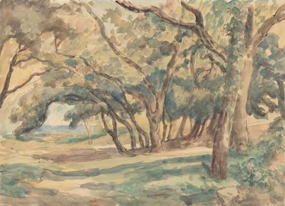Skovklædte Glade nær St. Tropez af Roger Fry