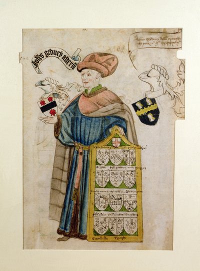 John Gedney in the Robes of the City Alderman, ca. 1450 (akvarel på papir) af Roger Leigh