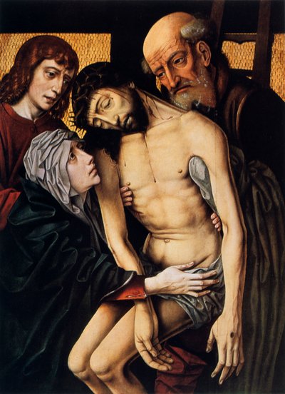 Nedstigning fra korset, c1430. af Rogier van der Weyden