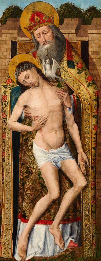 Holy Trinity, udvendigt panel af Weston Triptykon, ca. 1480 af Rogier van der Weyden