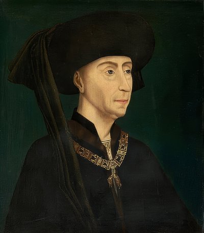 Portræt af Filip den Gode, hertug af Bourgogne (1396-1467) af Rogier van der Weyden