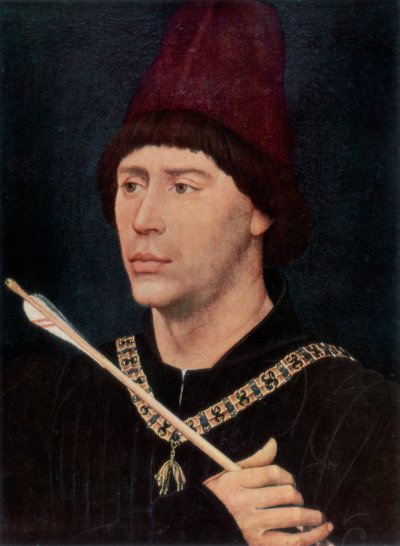 Portræt af Antoine, Bastard of Bourgogne, c1456, 1927 af Rogier van der Weyden