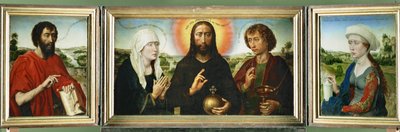 Triptykon af Braque-familien, malet før 1452 ... af Rogier van der Weyden