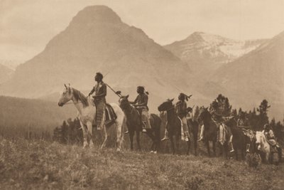 The Pass Finders, Piegan, Montana,1913 (foto) af Roland W. Reed