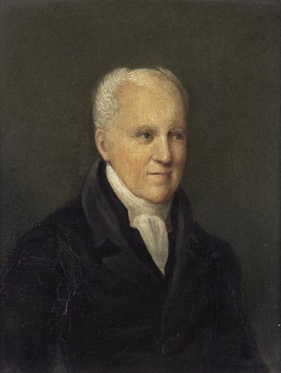 Pastor George Crabbe, mellem 1827-28 (olie på panel) af Rolinda Sharples