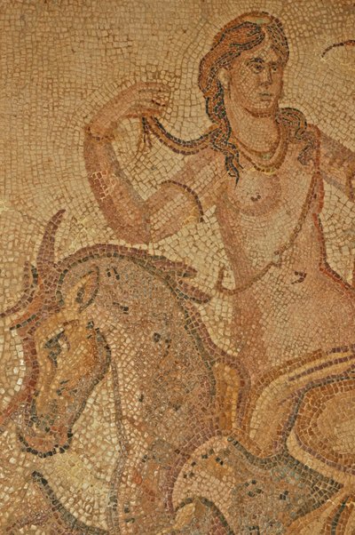 En nymfe, fra House of Jason Magnus (mosaik) af Roman
