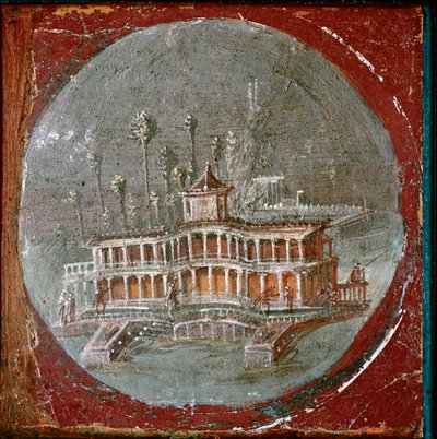 En villa i Stabiae (frisk) af Roman