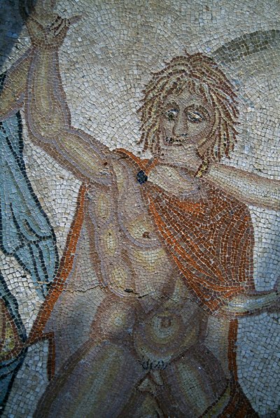 Bortførelse af hylas af nymfer, mosaik i House of Venus i den romerske by Volubilis (UNESCOs verdensarvsliste af Roman