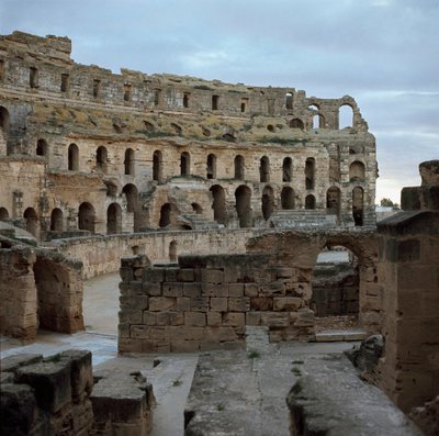 Amfiteatret i El Djem, ca. 238 e.Kr af Roman