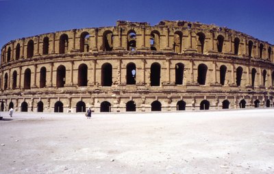Amfiteateret i El-Djem (Tunesien). af Roman