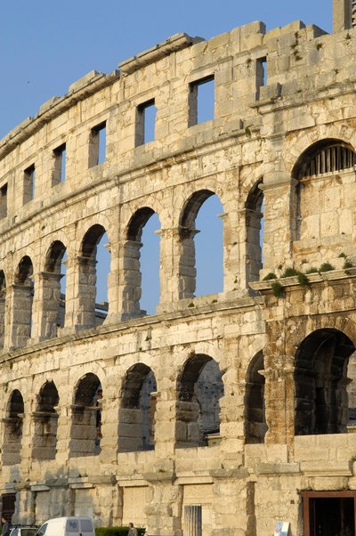 Amfiteater i Pula, Kroatien af Roman