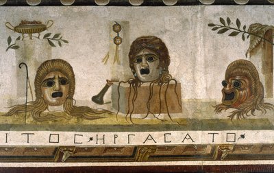 "Asarotos" (gulv ufejet) Fragmenter af mosaik signeret af Harakliton fra Rom, 2. århundrede e.Kr., Rom af Roman