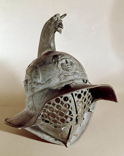 Bronze hjelm af gladiator af Roman