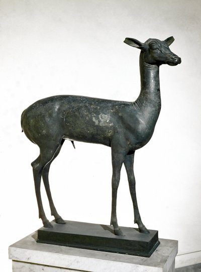 Hjorte (bronzeskulptur af Roman