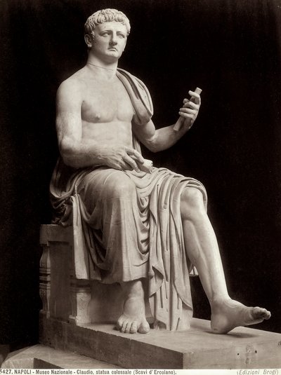 Kejser Claudius (marmor) af Roman