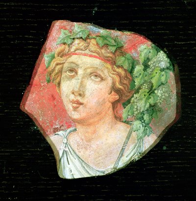 Hoved af en bacchante af Roman