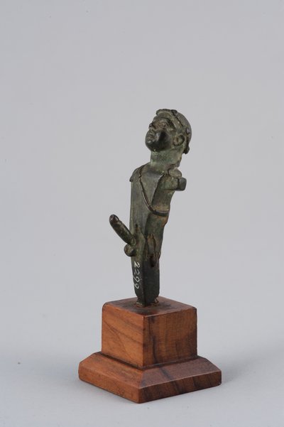 Herme med oprejst fallos (bronze) af Roman