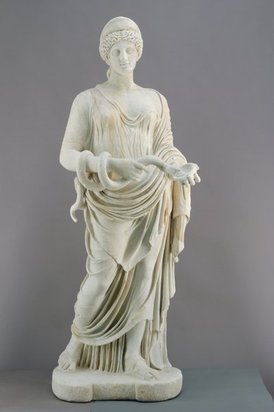 Hygieia, ca. 170 e.Kr. (marmor) af Roman