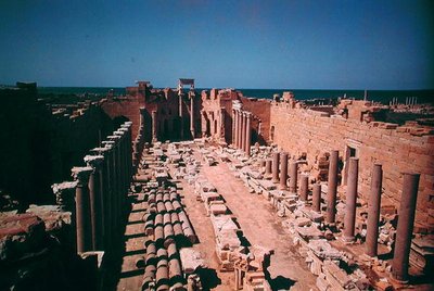 Leptis Magna, Labdah (kalksten) (foto) af Roman