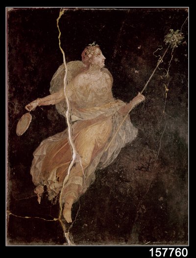 Maenad, fra Skibets Hus, Pompeji, 1. århundrede f.Kr.-79 e.Kr af Roman