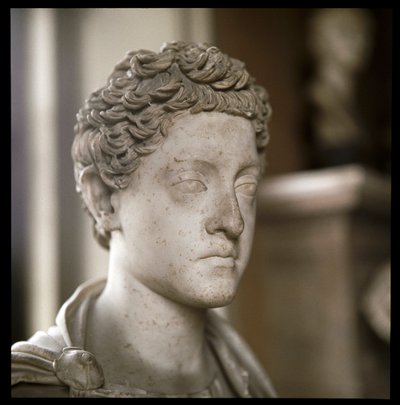 Marmorbuste af kejser Commodus (skulptur, 2. århundrede) af Roman