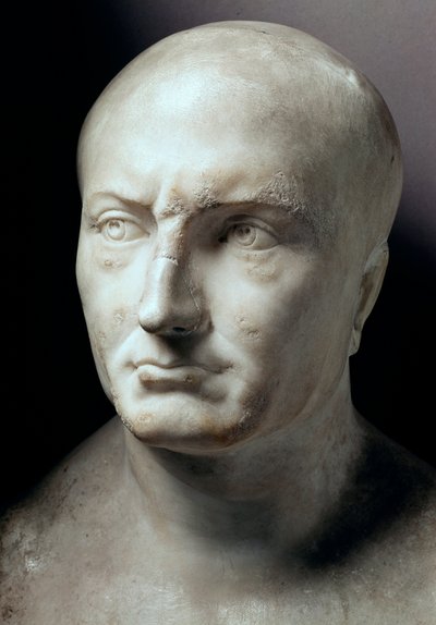 Marmorhoved for Publius Cornelius Scipio Africanus, romersk statsmand (235-183 f.Kr.) - Rom, Capitolini Museum - Marmorhoved for Publius Cornelius Scipio Africanus, romersk statsmand (235-183 f.Kr.) - Rom, Capitolini Museum Great), general og af Roman